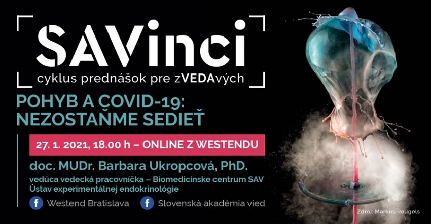 banner k cyklu prednnášok pre zVEDAvých SAVinci január 2021