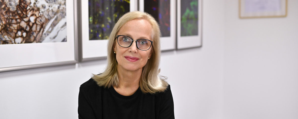 Professor Silvia Pastorekova, portrait.