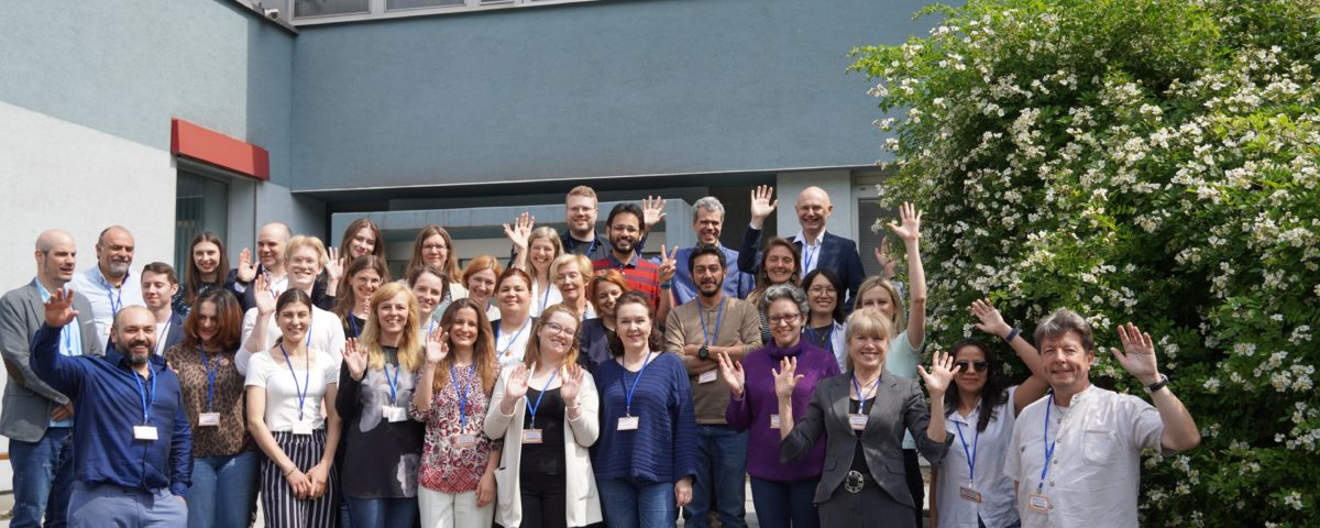 Group photo of the ZOE project meeting participants.