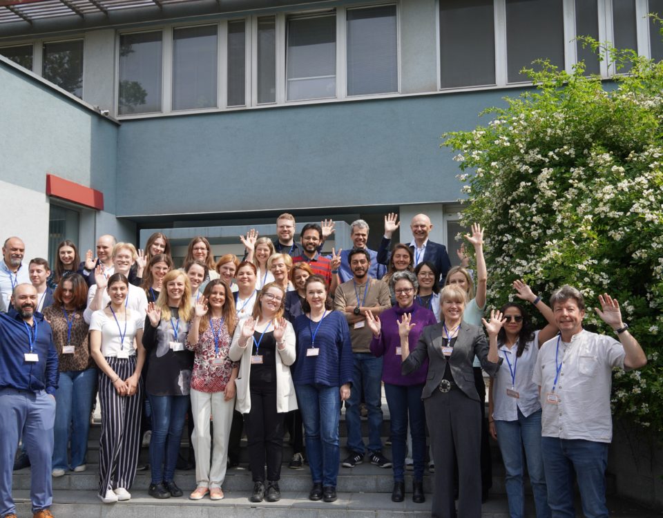 Group photo of the ZOE project meeting participants.