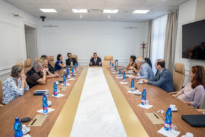 Stretnutie s medzinárodným tímom expertov v rámci projektu CCI4EU Deep Dive, rokovanie.