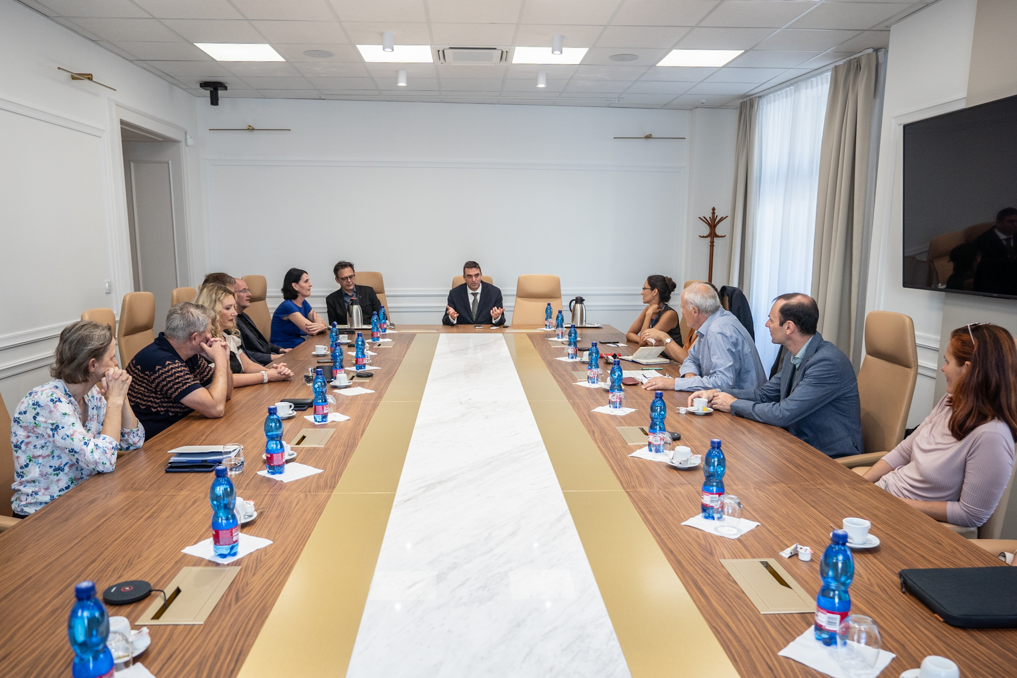 Stretnutie s medzinárodným tímom expertov v rámci projektu CCI4EU Deep Dive, rokovanie.