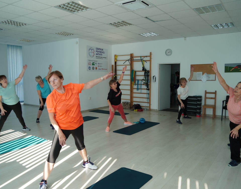 Ilustračné foto, cvičenie v Centre pohybovej aktivity BMC SAV.