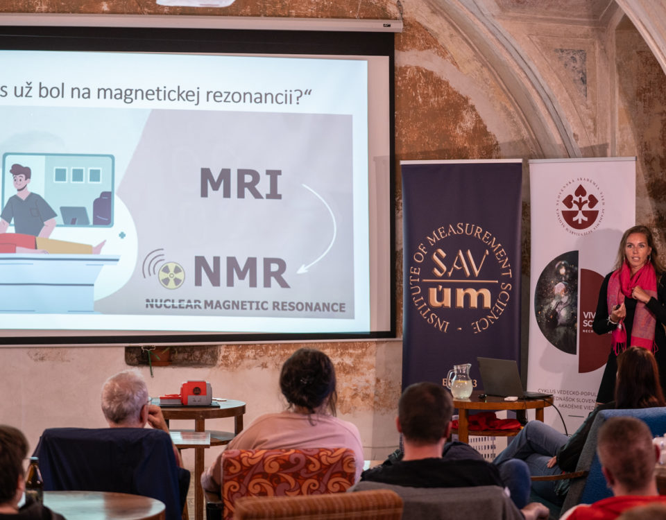 Radka Klepochová na prednáške Vivat Scientia! Nech žije veda!