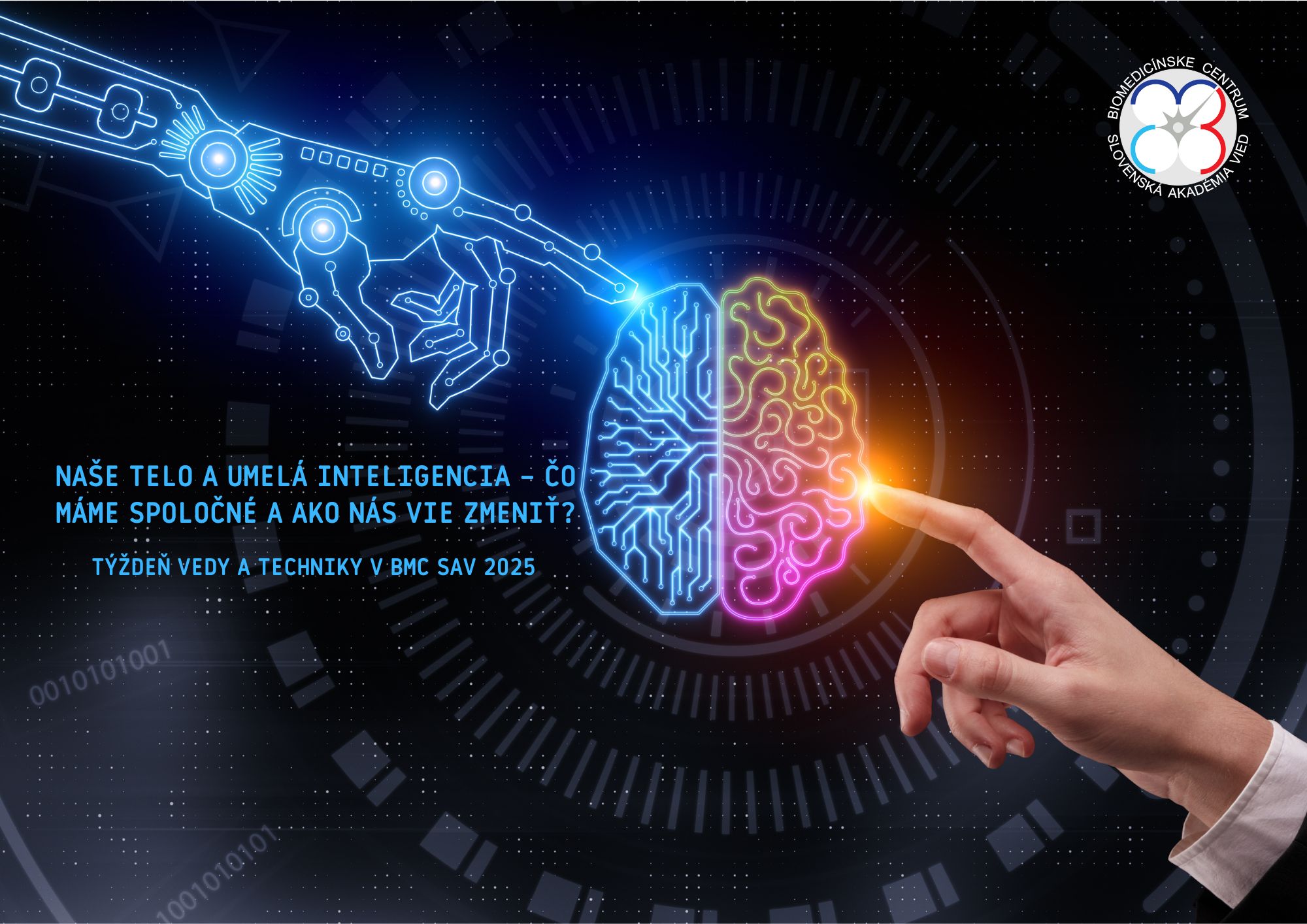 Plagát podujatia k Týždňu vedy a techniky 2025 v BMC SAV.